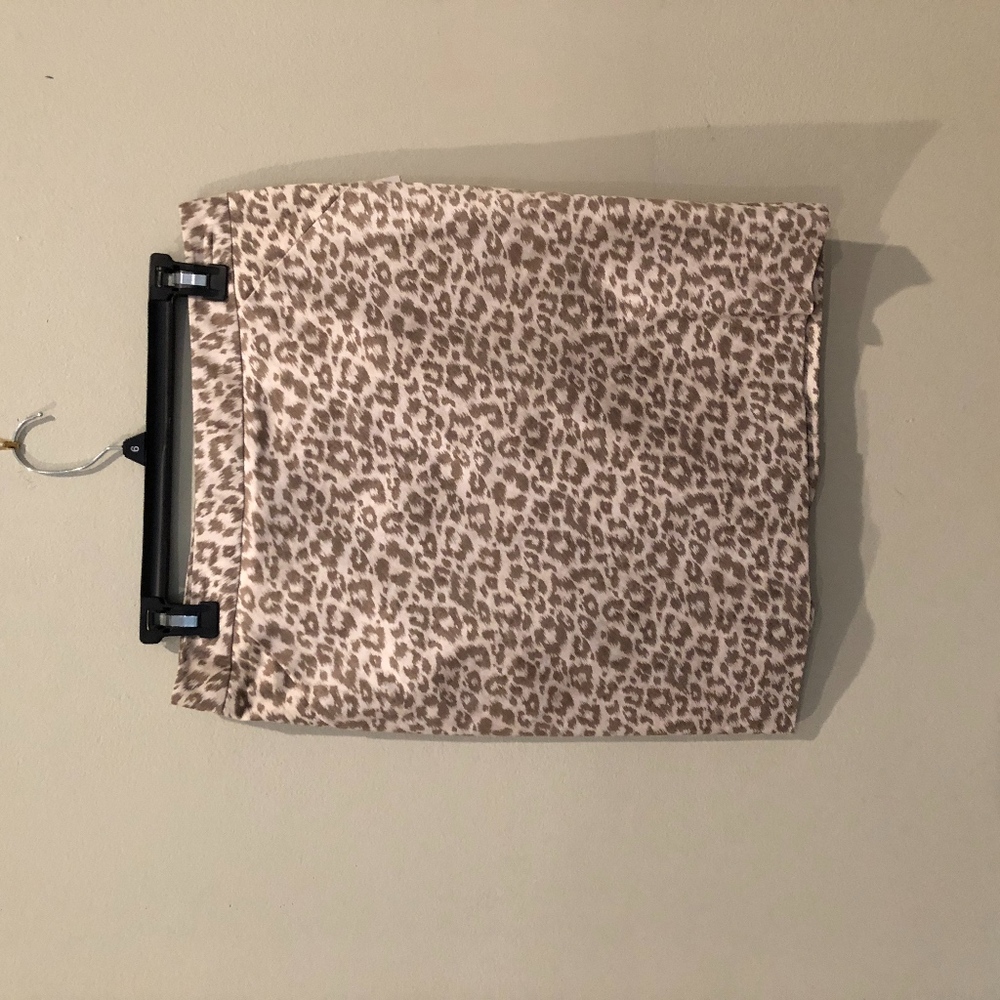 cheetah print skirt